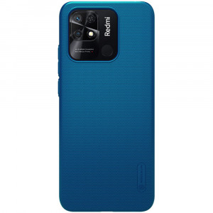 Husa telefon Xiaomi Redmi 10C - Nillkin Super Frosted Shield - Blue - Img 3