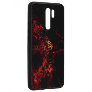 Husa telefon Xiaomi Redmi 9 - Techsuit Glaze Series - Red Nebula - Img 2