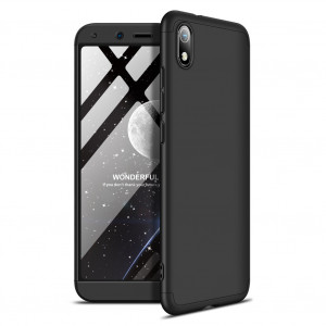 Husa telefon Xiaomi Redmi 9A / Redmi 9AT + Folie - GKK 360 - Black - Img 2