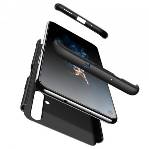 Husa telefon Xiaomi Redmi 9T / Redmi 9 Power + Folie - GKK 360 - Black - Img 3