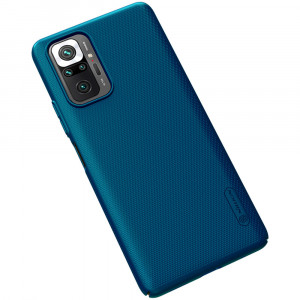 Husa telefon Xiaomi Redmi Note 10 Pro / Note 10 Pro Max - Nillkin Super Frosted Shield - Blue - Img 3