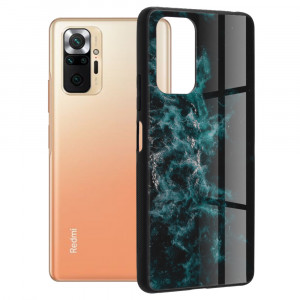 Husa telefon Xiaomi Redmi Note 10 Pro / Note 10 Pro Max - Techsuit Glaze Series - Blue Nebula - Img 1