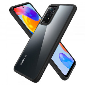 Husa telefon Xiaomi Redmi Note 11 Pro 4G / Note 11 Pro 5G - Spigen Ultra Hybrid - Matte Black - Img 2