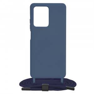 Husa telefon Xiaomi Redmi Note 12 Pro+ - Techsuit Crossbody Lanyard - Blue - Img 1