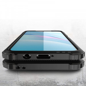 Husa telefon Xiaomi Redmi Note 9T 5G - Techsuit Hybrid Armor - Black - Img 4