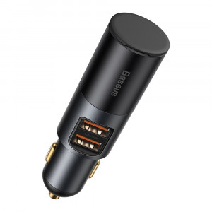 Incarcator Auto 2xUSB, QC3.0, 120W - Baseus Share Together (CCBT-D0G) - Gray - Img 4
