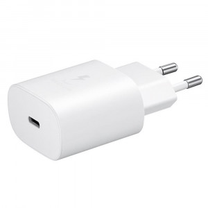 Incarcator Priza Fast Charging, PD 25W, cablu Type-C la Type-C 3A - Samsung (EP-TA800XWEGWW) - White (Blister Packing) - Img 2