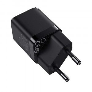 Incarcator Priza Type-C PD30W, 3A - Baseus GaN3 (CCGN010101) - Black - Img 3