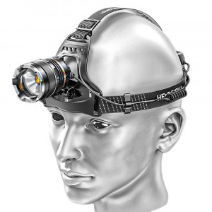 Lanterna Cap LED P50 - Techsuit (HL-A-03) - Black - Img 2