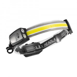 Lanterna Cap XPG, COB - Techsuit (HL-B-03) - Black - Img 1