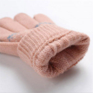 Manusi Touchscreen - Techsuit Raindeer Woolen (ST0002) - Pink - Img 3
