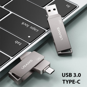 Stick de Memorie USB, Type-C 256GB - USAMS (US-ZB202) - Iron Gray - Img 4