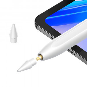 Stylus Pen cu Functiile Palm Rejection si Tilt - Baseus Smooth Writing 2 Series (SXBC060102) - White - Img 4