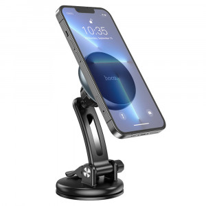 Suport Auto Magnetic Bord / Parbriz - Hoco 360 Rotation Angle (CA100) - Black - Img 2