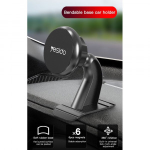 Suport Auto Magnetic pentru Bord - Yesido (C91) - Black - Img 4
