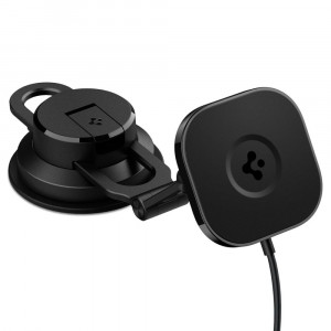 Suport pentru Masina cu Incarcare Wireless - Spigen OneTap Pro 3 (ITS35W-3) - Black - Img 1