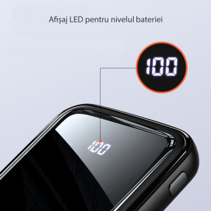 Baterie Externa 10000mAh, 2xUSB, USB-C, Micro-USB - USAMS (US-CD163) - Black - Img 4