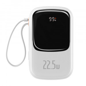 Baterie Externa 20000mAh, 22.5W - Baseus Qpow (PPQD060302) - White - Img 1