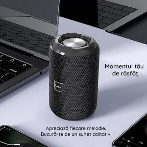 Boxa Portabila Bluetooth 5.0, 5W - Hoco (HC1 Trendy Sound) - Black - Img 3