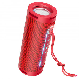 Boxa Portabila Bluetooth 5.1, 2x5W - Hoco Dazzling pulse (HC9) - Red - Img 1