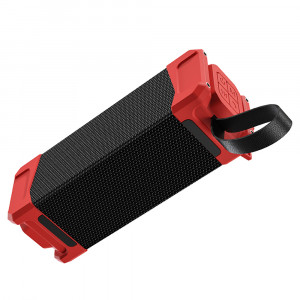 Boxa Wireless Bluetooth 5.0, FM, Card TF, U Disk, AUX, TWS, 20W, 4000mAh - Hoco Magic (HC6) - Red - Img 2
