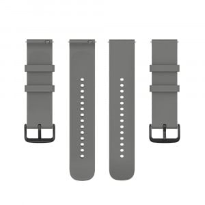 Curea pentru Samsung Galaxy Watch 4, Galaxy Watch Active (40 / 44 mm), Huawei Watch GT / GT 2 / GT 3 (42 mm) - Techsuit Watchband 20mm (W001) - Gray - Img 3