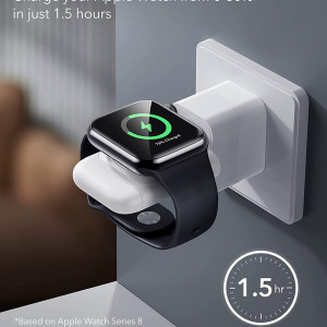 ESR - Portable Wireless Charger - for Apple Watch - White - Img 3