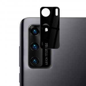 Folie Camera pentru Huawei P40 - Mocolo Silk HD PRO Camera Glass - Black - Img 1
