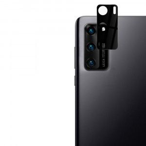 Folie Camera pentru Huawei P40 - Mocolo Silk HD PRO Camera Glass - Black - Img 4
