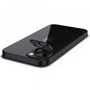Folie Camera pentru iPhone 13 / 13 mini (set 2) - Spigen Optik.TR - Black - Img 3