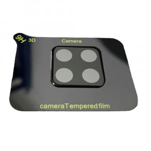 Folie Camera pentru Samsung Galaxy A12 / A12 Nacho - Mocolo Silk HD PRO Camera Glass - Black - Img 2