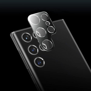 Folie Camera pentru Samsung Galaxy S22 Ultra 5G - Mocolo Silk HD PRO Camera Glass - Black - Img 3