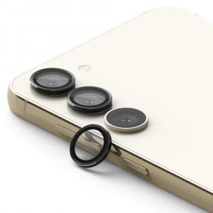 Folie Camera pentru Samsung Galaxy S23 / S23 Plus - Ringke Camera Lens Frame Glass - Black - Img 1