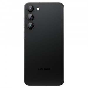 Folie Camera pentru Samsung Galaxy S23 / S23 Plus (set 2) - Spigen Optik.TR EZ FIT - Black - Img 2