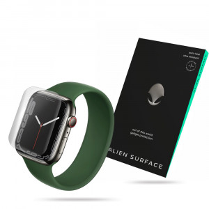 Folie pentru Apple Watch Active 7 / 8 45mm (set 3) - Alien Surface - Transparent - Img 1