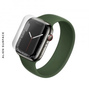 Folie pentru Apple Watch Active 7 / 8 45mm (set 3) - Alien Surface - Transparent - Img 2