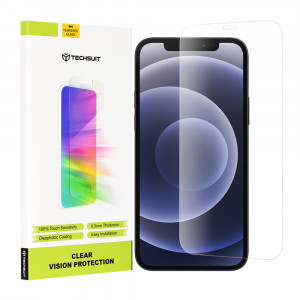Folie protectie telefon Apple iPhone 12 / 12 Pro - Techsuit Clear Vision Glass - Transparent - Img 1