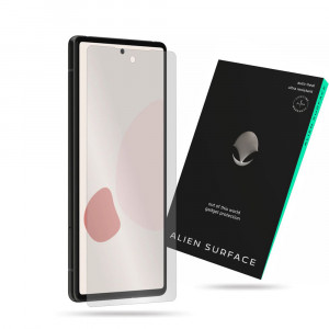 Folie protectie telefon Google Pixel 6 - Alien Surface Screen Case Friendly - Transparent - Img 3