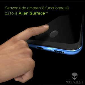 Folie protectie telefon Samsung Galaxy A20 / A30 / A30s / A50 / A50s / M21 / M30 / M30s / M31 - Alien Surface Screen Case Friendly - Transparent - Img 2
