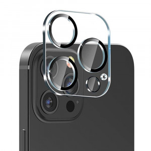 Folie telefon iPhone 14 Pro / 14 Pro Max - Lito S+ Camera Glass Protector - Black/Transparent - Img 1