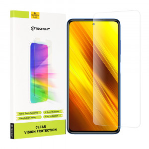 Folie telefon Xiaomi Poco X3 / Poco X3 NFC / Poco X3 Pro - Techsuit Clear Vision Glass - Transparent - Img 1