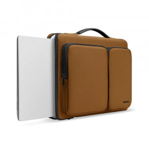 Geanta Laptop 16" - Tomtoc Defender Laptop Briefcase (A42F2Y1) - Brown - Img 4