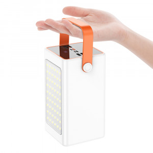 Hoco - Power Bank Super (J107) - 4xUSB, Type-C, Lightning, Micro-USB, Digital Display, LED Light, 3A, 90000mAh, 22.5W - Black - Img 4