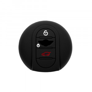 Husa pentru cheie Mini Cooper, One, Countryman - Techsuit Car Key Case (1004.06) - Black - Img 1