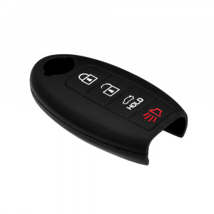 Husa pentru cheie Nissan Altima, Maxima, Murano, Sentra - Techsuit Car Key Case (1016.02) - Black - Img 3