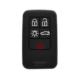 Husa pentru cheie Volvo S60, V60, S80 - Techsuit Car Key Case (1028.01) - Black - Img 1