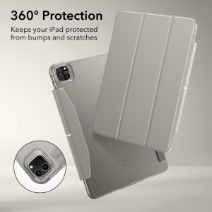 Husa pentru iPad Pro 11 (2020 / 2021 / 2022) - ESR Ascend Trifold - Grey - Img 3