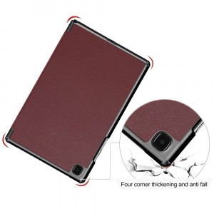 Husa pentru Samsung Galaxy Tab A7 10.4 (2020 / 2022) - Techsuit FoldPro - Dark Red - Img 2