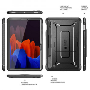 Husa pentru Samsung Galaxy Tab S7 / S8 - Supcase Unicorn Beetle Pro - Black - Img 2
