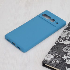 Husa telefon Google Pixel 7 Pro - Techsuit Soft Edge Silicone - Denim Blue - Img 3